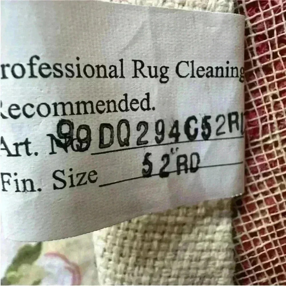 Wool Red, Green, And Cream "Country" Christmas Tree Skirt New With Tags! - Picture 10 of 10